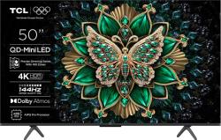 TCL 50C6K QD-MiniLED 4K Smart Google televízió 50