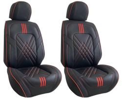 Prémium 3D Műbőr 2db-os üléshuzat - Légzsákos - Légáteresztő