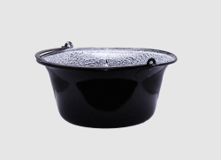 Bonyhádi zománcozott bogrács 12L