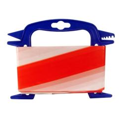 Kordonszalag 70mm 25m piros-fehér SB (3136101)