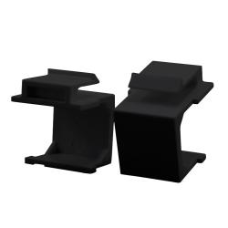 Logilink Üres fedél üres keystone portokhoz (10 db), fekete (NK0091)