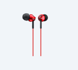Sony fülhallgató fekete piros (MDREX110LPR.AE)