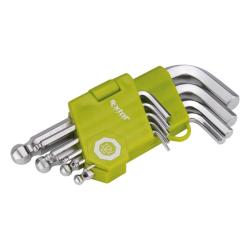 Extol Craft imbuszkulcs készlet, gömbfej végű 1,5-10 mm, 9 db (66000)