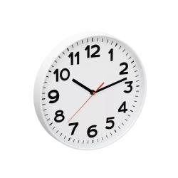 Home falióra üveg előlappal 30 cm, fehér (AWC300WH)