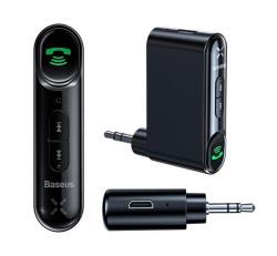 Baseus QIYIN bluetooth audió adapter (microUSB aljzat, v5.0, 3.5mm jack, AUX + microUSB tápkábel) FE