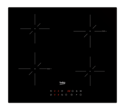 Beko HII6442TBO beépíthető indukciós főzőlap, 60 cm