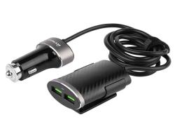 MYWAY szivargyújtó elosztó 100 CM-es kábel, 12 / 24V CM63009