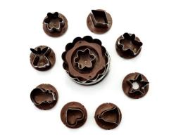 Linzerkiszúró készlet 10 db-os (28362)