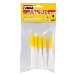 SOUDAL szilikoncsőr 5 db-os (6113745)