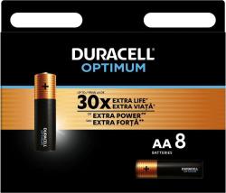 Duracell Optimum ceruzaelem AA 8db/csomag  (D6OA02)