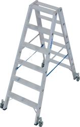 Krause Stabilo lépcsőfokos két oldalon járható gurítható létra 2x6 (124845)