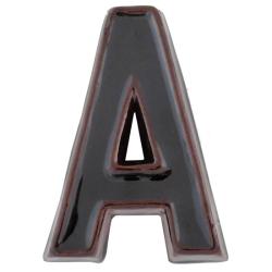 SB  kerámia házszám A betű barna 12cm (3970031)