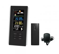 Bravo vezeték nélküli időjárás állomás, kültéri szenzorral (B-5153)