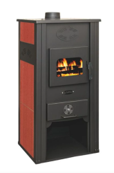 Termo Etaz csempés vízteres kandalló 22 kW, piros  (TSIS-KAND-004)