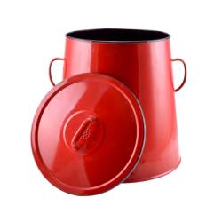 Perfect Home zománcozott zsírosbödön 30L, piros (10432)
