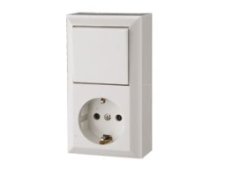 Home Földelt aljzat és váltókapcsoló, Business Line IP20 (0314H)