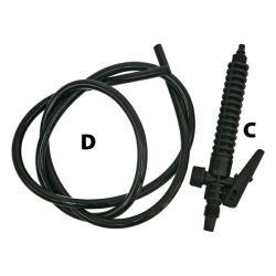 Kiegészítők újabb típusú (fehér Extol Craft) 92602-höz és 92603-hoz; gumicső (szorítóanya/hollander