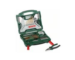 Bosch 70 darabos Titanium X-line készlet + Bosch kézi csavarhúzó (2607017197)