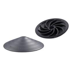 Ajtókitámasztó doornado D=118mm/25mm szürke (3431718)