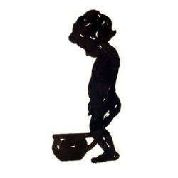 Piktogram öntapadós műanyag bilizős kisfiú (3428411)