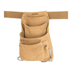 TRUPER POHE-12C 12 zsebes szerszámos övtáska, bőr (T11536)