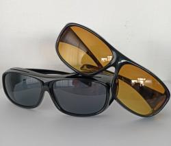 Látásjavító vezetői szemüveg éjszakai/nappali 2db-os (W03760)