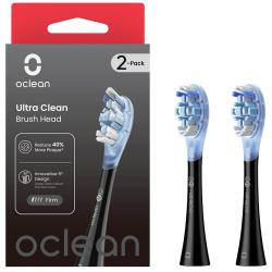 Oclean OCL556995 Ultra white fogkefe fej 2 db, fekete