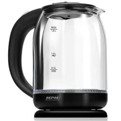 MPM vízforraló 1,6L 1500W, üveg (MCZ-129)