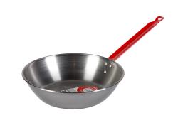 Garcima 22 cm-es polírozott nyeles mély serpenyő, szeletsütő