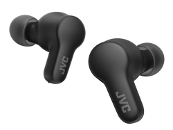 JVC HA-A7T2-B True Wireless Gummy fülhallgató, fekete színű (14103)