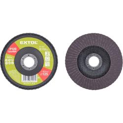 Extol Craft lamellás csiszoló acél, 125×22mm, P120, kúpos (903316)