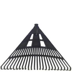 Lombseprű műanyag 60 cm egyenes fekete (14525)