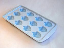 Gumis, szeder alakú jégkocka készítő világoskék (707)