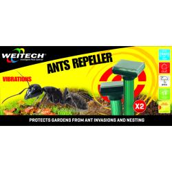 Weitech ultrahangos, rezgő hangya riasztó 2 db/csomag (WK2017)