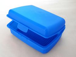 Uzsonnás műanyag doboz kék (517)