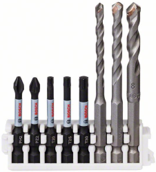 Bosch Impact Control csavarbit és csempefúró csomag - 8 db (2608577145)