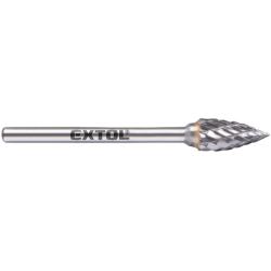 Extol Industrial keményfém turbómaró, íves, hegyes orrú 6×13mm/szár 3mm (8703863)