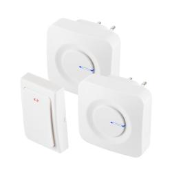 Home DBKS1001AC vezeték és elem nélküli csengő készlet, 100m