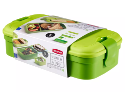 Curver Lunch&Go ételtartó evőeszközzel zöld (224315)