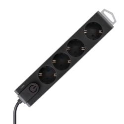 Home túlfeszültségvédett hálózati elosztó (NVT 4K-3/BK)