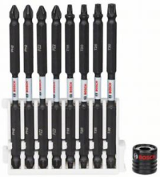 Bosch Impact Control hosszú kétvégű csavarbit csomag mágneses csavartartóval  - 9 db (2608522347)