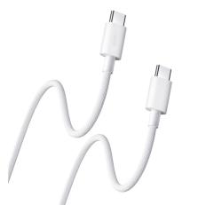 Xiaomi adatkábel (Type-C - Type-C, 3A, gyorstöltő, 100cm) FEHÉR