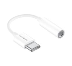 Huawei audió adapter kábel (3.5mm jack aljzat - Type-C) FEHÉR
