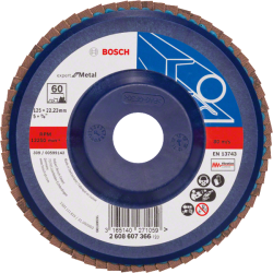 Bosch X551 Zirkon legyezőtárcsa, átmérő 125 mm, P60 (2608607366)