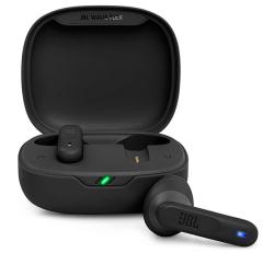 JBL WAVE FLEX bluetooth fülhallgató SZTEREO (v5.2, TWS, mikrofon, zajszűrő, IP54 + töltőtok) FEKETEJ