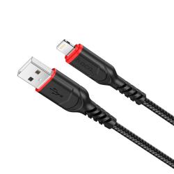 HOCO X91 töltő adatkábel iPhone USB-A - Lightning fekete 3m (HC788702)