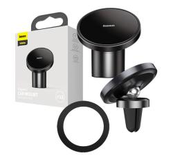 Baseus NEO GRAVITY autós tartó (műszerfalra, szellőzőre, öntapadó, 360°, MagSafe) FEKETEC40141501113