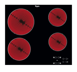 Whirlpool beépíthető kerámia főzőlap (AKT 8090/NE)