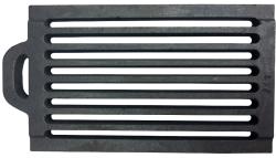 FK-2 rostély 315x195x22 mm, nyéllel (15020)