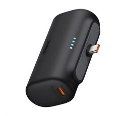 Baseus COMPACT vésztöltő Type-C aljzat (5000mAh, 20W, PD gyorstöltő, Type-C csatlakozó + Type-C kábe